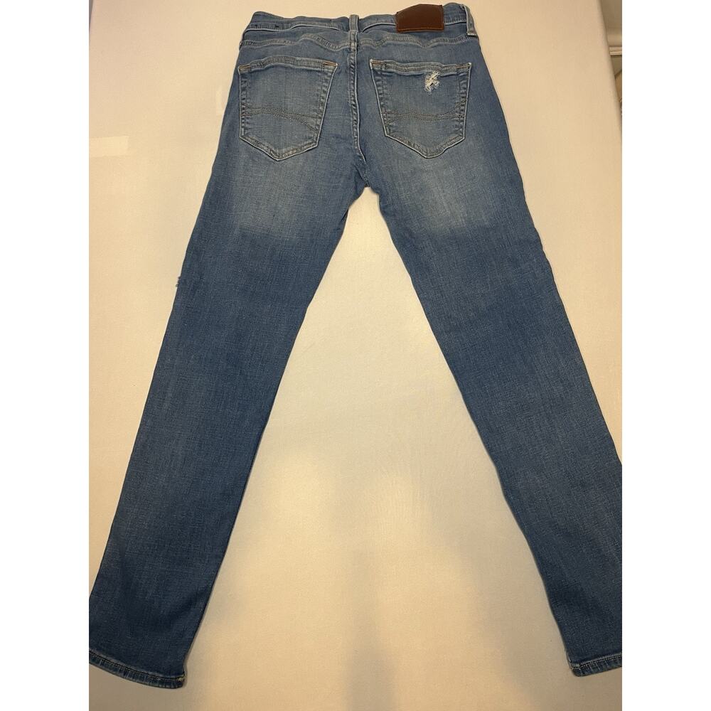 Holster Women’s Jeans 26x30 Skinny Stretch Light Wash Ripped Denim